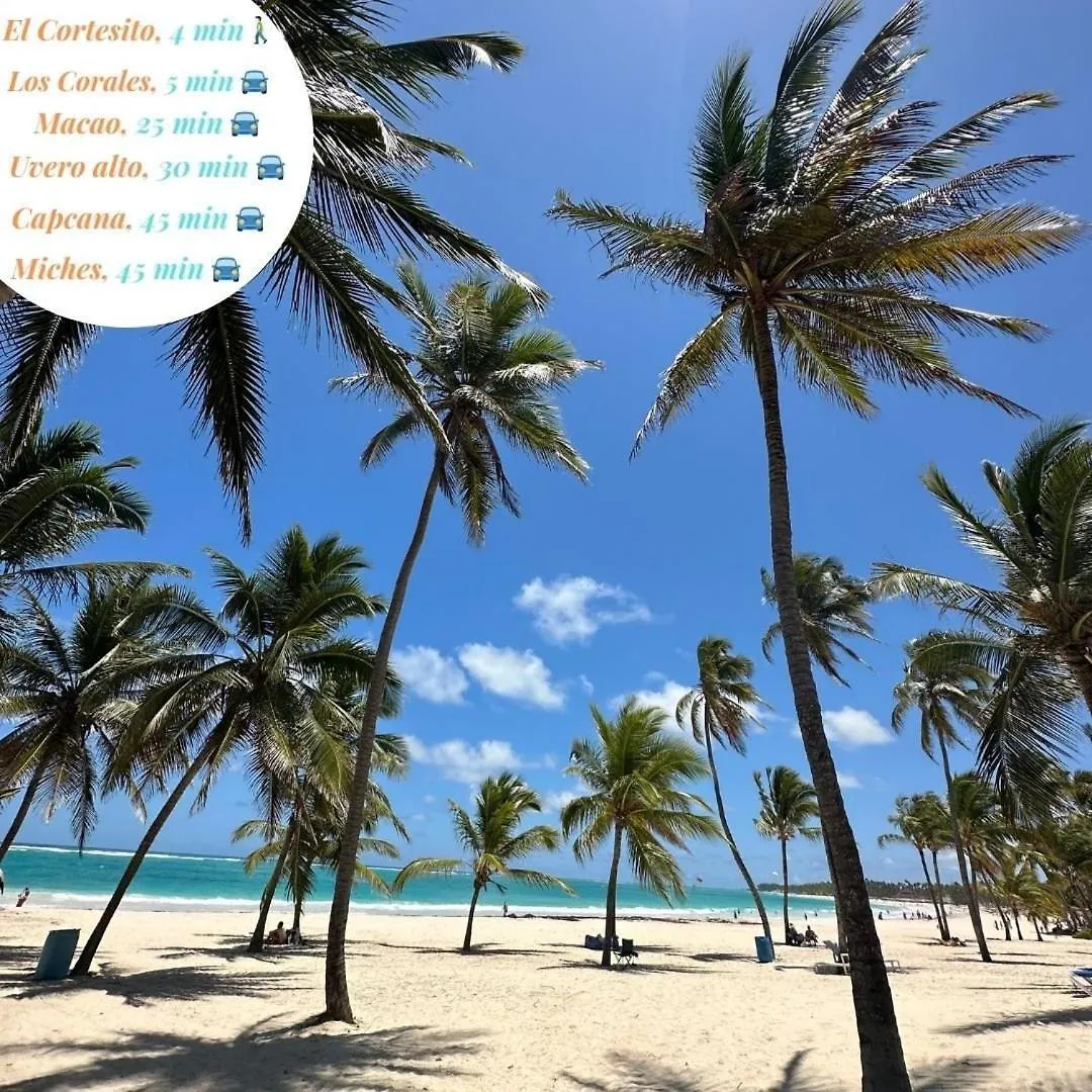 Amplio Ph De 1 Habitacion A Pasos De La Playa Punta Cana 0*,